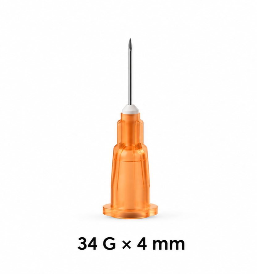 Hypodermic Needles 34G-4mm